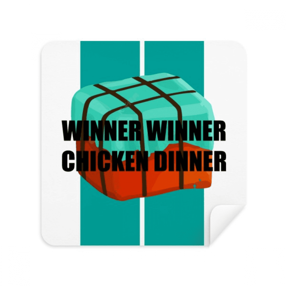 Winner Winner Poulet Winner Chiffon Nettoyant pour Lunettes en Suède 2 Pcs