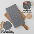 thumbnail image 4 of decorUhome 100% Cotton Terry Kitchen Dish Cloths, Ultra Soft and Absorbent Dish Towels for Kitchen, Perfect for Drying and Washing Dishes, 6 Pack, 12 x 12 Inches, Grey, 4 of 8