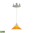 thumbnail image 2 of Alico Cono LED Pendant in Chrome with Yellow Glass, 2 of 2