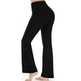thumbnail image 2 of Fiaer,Yoga Pants with Pockets for Women,Flare Scrunch Leggings for Women,High Waisted Lift Lift Slim Fit Joggers for Daily Wear Fitness Black M, 2 of 8