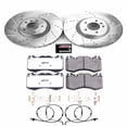 thumbnail image 3 of PowerStop Front Z36 Truck & Tow Carbon-Fiber Ceramic Brake Pad and Drilled and Slotted Rotor Kit Fits: LAND ROVER Select Models K8473-36, 3 of 9
