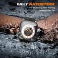 thumbnail image 6 of [2 Pack] Waterproof Hard Case with Tempered Glass Compatible with Apple Watch Series 11 (2025) Series 10 46mm, Ultra-Thin Anti-Fall Cover for iWatch Screen Protector, Crystal Transparent, 6 of 8