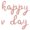 Rose Gold, variant on Cursive Script Letter Balloons - HAPPY V DAY 16" Inch Alphabet Letters Foil Mylar Balloon Valentines Day Party Banner (Silver)