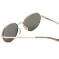 thumbnail image 4 of Anteojos de Sol SITO SHADES Orbital Oval Metal Dorado Verde UV, 4 of 5