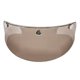 thumbnail image 1 of Visera protectora para casco de motocicleta retro con 3 broches, parasol abierto, 15 cm x 5 cm Té transparente, 1 of 8