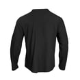 thumbnail image 3 of LWavelet Men's Lightweight Cardigan - Soft Knit Design, Ultimate Choice for Layering & At-Home Relaxation Black XL, 3 of 3