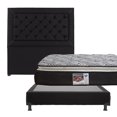 thumbnail image 1 of Colchón Matrimonial + Box Black + Cabecera Mary Spring Air Dicasa Omega, 1 of 8