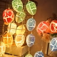 thumbnail image 3 of Guirnalda de luces de Pascua con pilas, decoración de Pascua con 10 LED, huevos de Pascua de colores para fiestas en interiores, blanco cálido/2m, 3 of 6