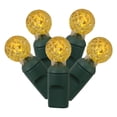 thumbnail image 2 of Vickerman 100 Yellow G12 LED Single Mold Light on Green Wire, 34' Christmas Light Strand, 2 of 2
