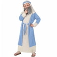 thumbnail image 7 of Kids Shepherd Role Play Outfit 4 Piece Historical Dress Up Set with Head Scarf Tunic Headband Belt Children's Renaissance Wear for Festival Stage Performance(Light Blue,6-8 Years), 7 of 7