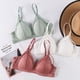 thumbnail image 4 of Sujetador de realce Sonducket lencería agradable a la piel Bralette Blanco S/M 70/75AB, 4 of 6