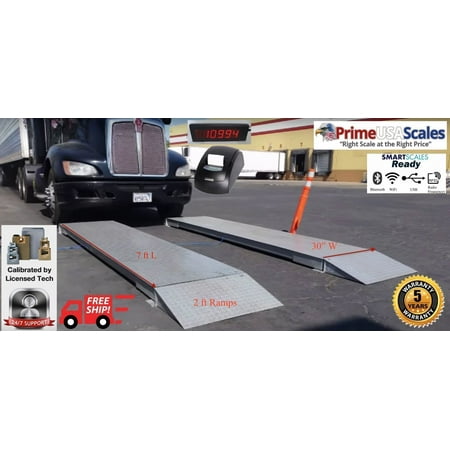 Brand NEW 7' x 30" Axle Scale for truck, cars,trailer / Capacity of 30,000 lbs.
