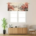 thumbnail image 2 of Cherry Blossom Kitchen Valance Curtains Rustic Flowers Full Moon in Wonderland Window Valance for Living Room Bedroom, Kitchen Valance Rod Pocket Window Decor Curtain 54 by 18 in, 1 Panel, 2 of 6