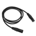thumbnail image 4 of XLR Male To Female Cable, 4.9ft Durable XLR Male To Female Sound Cable PVC Cable 3 Pin  For Club Stages, 4 of 8