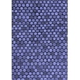 thumbnail image 1 of Ahgly Company Machine Washable Indoor Rectangle Abstract Blue Modern Area Rugs, 5' x 7', 1 of 4