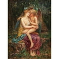 thumbnail image 3 of Diogène Maillart 11x14 Black Modern Framed Museum Art Print Titled - Eros and Psyche, 3 of 5