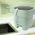 thumbnail image 4 of Small Folding Washing Machine Portable Dehydrator 6L Mini Bucket Washer for Underwear Sock, 4 of 7