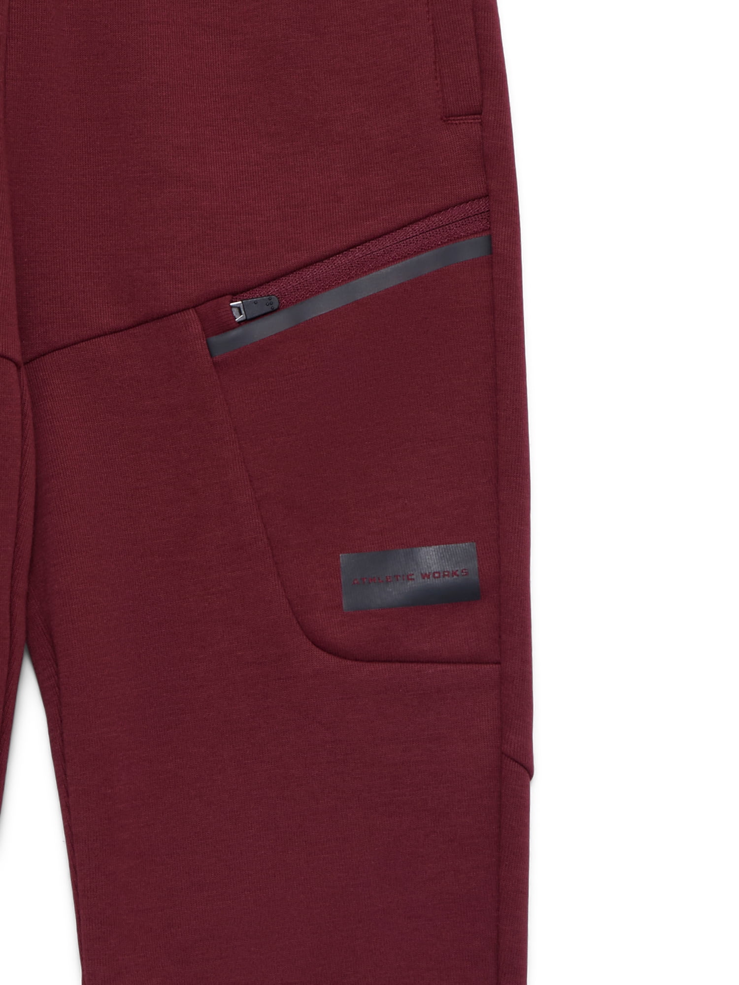 Athletic Works Boys Double Knit Jogger Pants, Sizes 4-18 & Husky