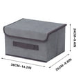 thumbnail image 5 of Nonwoven Clothes Storage Bins, Folding Organizer Storage Box Dormitory Clothes Clutter Storage, Organization and Storage, 5 of 9