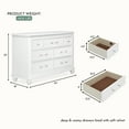 thumbnail image 5 of Evolur Nova Double Dresser, Stardust, 5 of 12