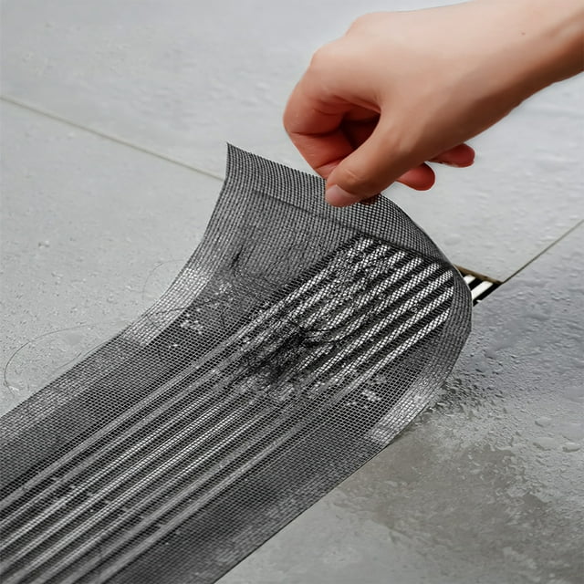 Autocollants de Sol Auto-Adhésifs, Extensions de Cheveux Drainage Montés au Rouleau, Autocollants Jetables pour Douche
