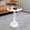White, variant on ToppiJoy 21" Tall Vintage Round Side Table, Small End Table Space-Saving Accent Side Table, Round Pedestal Drink Table for Bedrooms, Living Room, Corners (White)