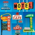 thumbnail image 3 of BRAUN Studio 12x12 Black Modern Framed Museum Art Print Titled - Motel I, 3 of 5
