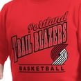 thumbnail image 5 of Men's G-III Sports by Carl Banks Red Portland Trail Blazers Adaptive Headliner Fleece Crewneck Sweatshirt, 5 of 6