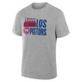 thumbnail image 2 of Men's Gray Detroit Pistons Noches Training T-Shirt, 2 of 3
