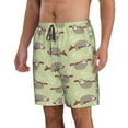thumbnail image 2 of Goofa Twig Sloth Printed Mens Swim Trunks Summer Quick Dry Short Beach Swimwear Bathing Suits-3X-Large, 2 of 9