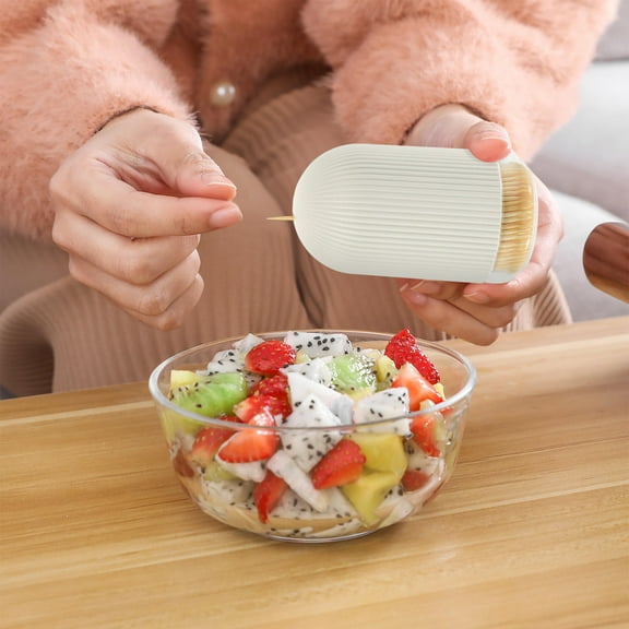 LEORX Round Toothpicks Wood 1 Set Suitable for General Users