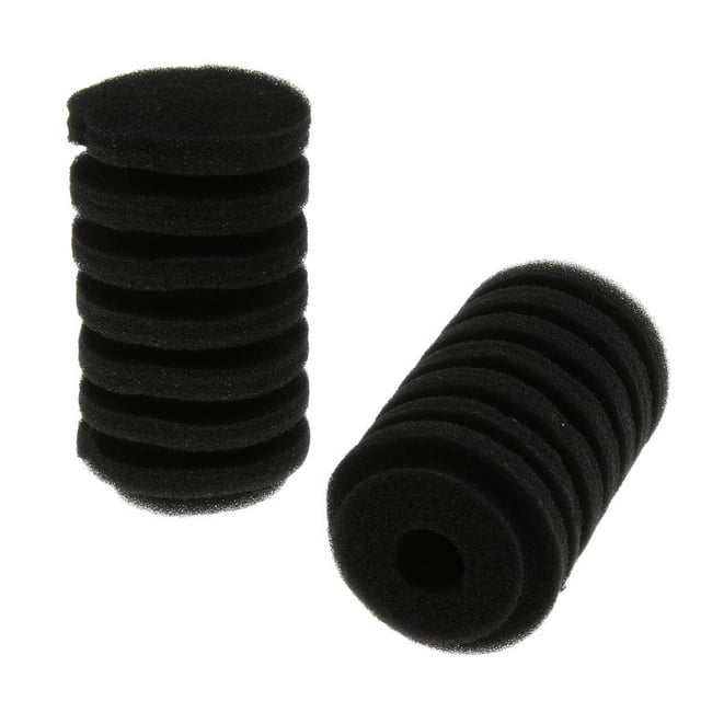 Xuanheng 2pcs Cylinder Foam Sponge Aquarium Tank Water Sponge S S