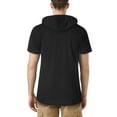 thumbnail image 2 of Ma Croix Mens Casual Hipster Ribbed Front Pouch Hoodie T Shirt, 2 of 6