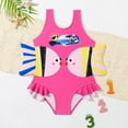 thumbnail image 4 of LRen Girls Swimsuits Size 10-12 One Piece Ruffle Beach Swimwear for Kids Cute Summer Tankini Swimsuit Girls Beach Swimwear Girls Swimsuit Bathing Suits, 4 of 7