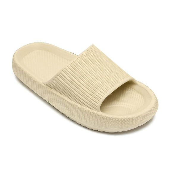 Cloud Slides for Kids, Toddler Shower Slippers Bathroom Pool Sandals Non-Slip Open Toe Pillow Slippers Super Soft Thick Sole Cozy Boys Girls Home House Cloud Cushion Slide for Indoor Outdoor Shoes