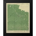 thumbnail image 2 of USGS 20x24 Black Modern Framed Museum Art Print Titled - Tapoco North Carolina Tennessee Quad - USGS 1935, 2 of 5