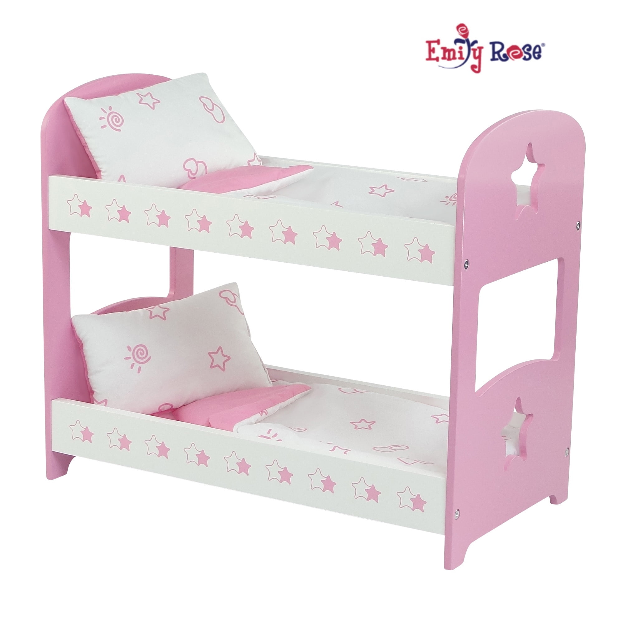 18 Inch Doll Bunk Bed Furniture, Wooden Toy Bunk Beds
