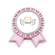 thumbnail image 1 of Ángel de texto Insignia broche Medalla rosa premiada, 1 of 3