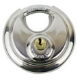 thumbnail image 1 of Pad Lock,Stainless Steel Discus Lock Padlockwith Key Stainless Steel Discus Lock Revolutionary Design, 1 of 13