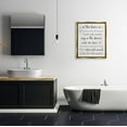 thumbnail image 2 of Stupell Industries In This Home Bathroom Rules Graphic Art Metallic Gold Floating Framed Canvas Print Wall Art, Design by Natalie Carpentieri, 2 of 6