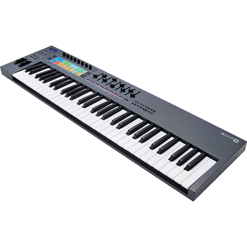Novation AMS-FLKEY-61 FLkey 61 USB MIDI Keyboard Controller Bundle with 2 YR CPS Enhanced Protection Pack