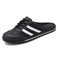 thumbnail image 1 of Zapatillas de mujer, sandalias informales para hombre, zapatos planos antideslizantes de verano, sandalias transpirables para jardín, chanclas caladas, zapatos para caminar al aire libre 35 Gao Jinjia LED, 1 of 2