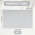 thumbnail image 2 of 2 Pcs PVC Photography Backdrop Matte Background Gray Seamless Waterproof Tabletop Backdrops Display Board for Food Jewelry Cosmetics Small Product Props Video Photo Studio 26.2 x 15.7 Inch Gray DIY, 2 of 9