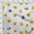 thumbnail image 2 of oneOone Viscose Chiffon Fabric Flower Watercolor Printed Craft Fabric BTY 42 Inch Wide, 2 of 4