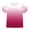 Hot Pink-04, variant on Mitankcoo Girls Gradient Tops Puff Short Sleeve T-Shirts Summer Cotton Shirts for Kids 4-15 Y