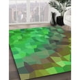 thumbnail image 2 of Ahgly Company Indoor Rectangle Patterned Seaweed Green Area Rugs, 7' x 10', 2 of 6