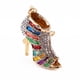 thumbnail image 3 of Charm Pendant Bag Key Chain Unique Shape Rhinestone Crystal Keyring Charm Pendant Purse Key Ring Keychain ANGGREK BJGYBJ, 3 of 8