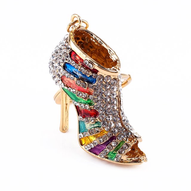 Forme Unique Strass Cristal Porte-Clés Pendentif Porte-Clés Porte-Clés Porte-Clés