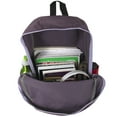thumbnail image 4 of 19 Inch Backpack with Mesh Side Pockets for Work, Commuting and Travel in Purple Lilac, 4 of 6