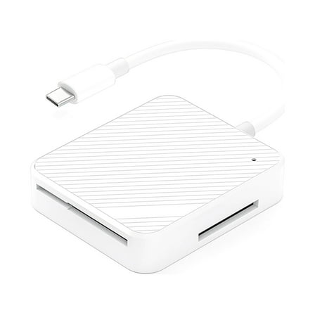 4 in 1 SD Card Reader Multi Memory Card Reader USB2.0 Card Hub Adapter Supports Smart Media Card M2 SD SM XD